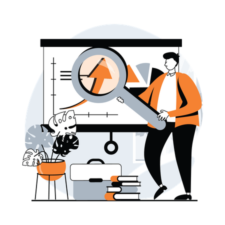 Steigerung der globalen Wirtschaft  Illustration