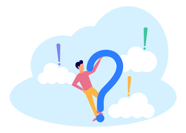 Answering Questions  Illustration