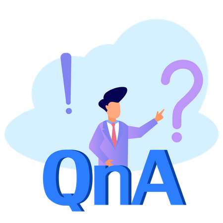 Answering Questions  Illustration
