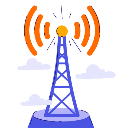 Antenna Signal  Illustration