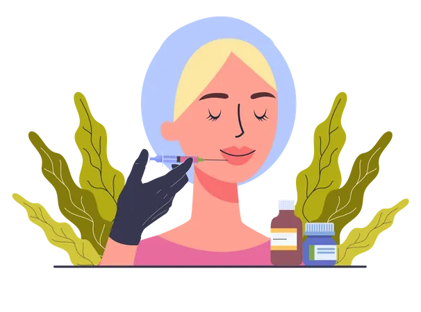 Anti-Aging-Behandlung  Illustration