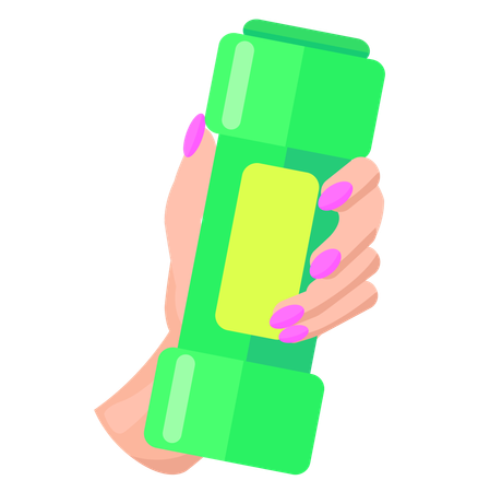 Anti-bacterial sanitizer  Illustration