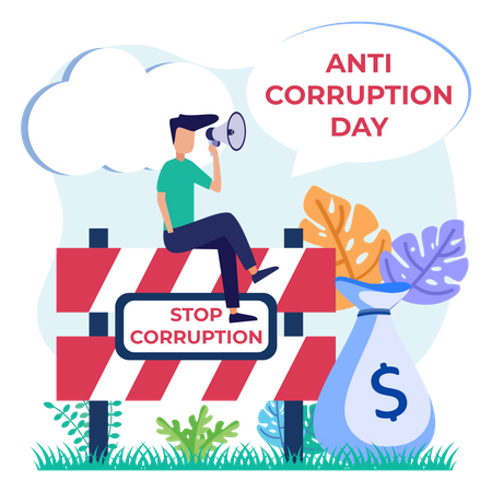 Anti-Corruption day  Illustration