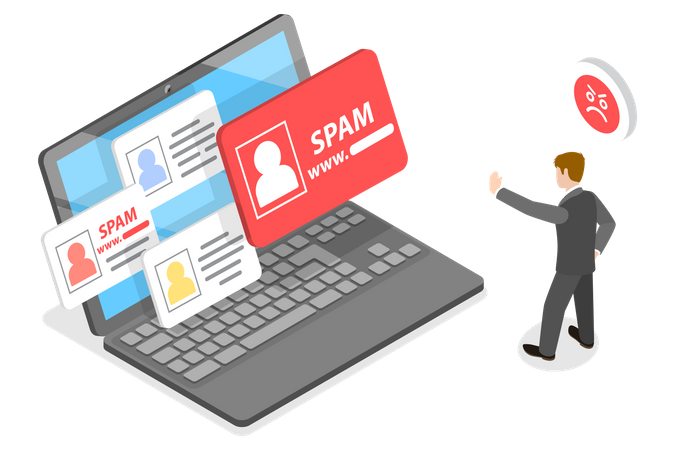 Anti Spam Technology  Illustration
