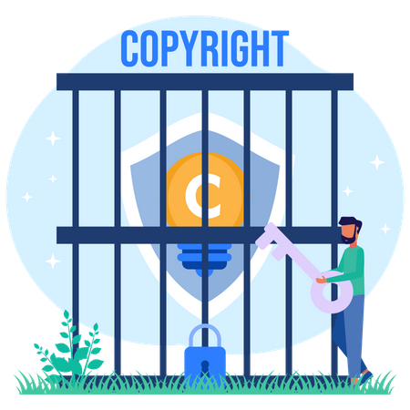 Gegen das Urheberrecht  Illustration