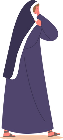 Antiga mulher israelita  Illustration