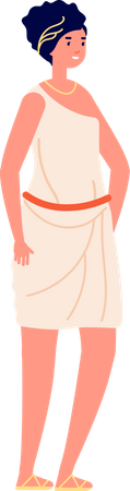 Ciudadana de la antigua Roma  Ilustración
