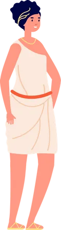 Ciudadana de la antigua Roma  Ilustración
