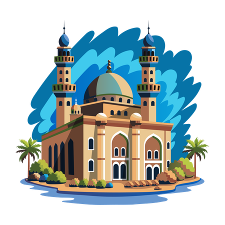 Alte Moschee  Illustration