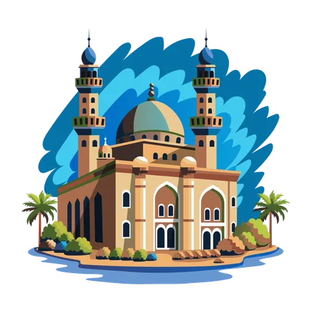 Alte Moschee  Illustration