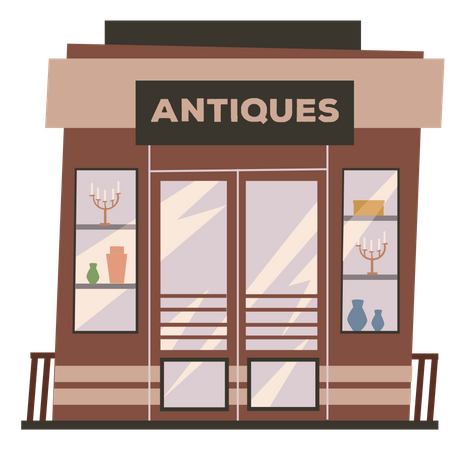 Antiques Store Illustration