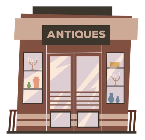 Antiques Store  Illustration