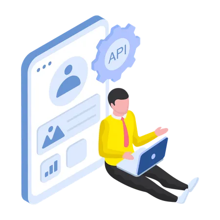 Programmierschnittstelle  Illustration