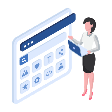 Programmierschnittstelle  Illustration