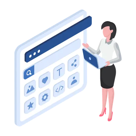 Programmierschnittstelle  Illustration