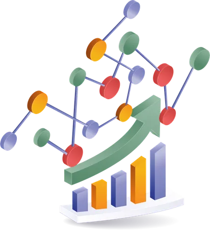 Gewinndiagramm anzeigen  Illustration