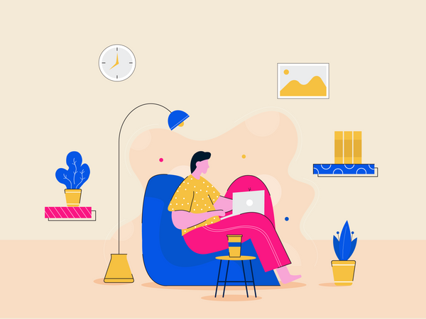 Estudo plano em casa-01-1  Ilustração