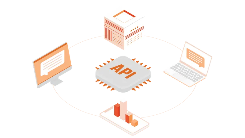 API integration  Illustration