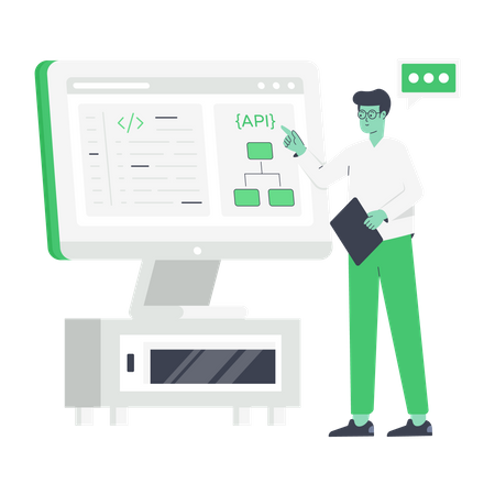 API-Integration  Illustration