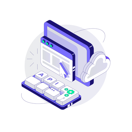 Intégration de logiciels API  Illustration