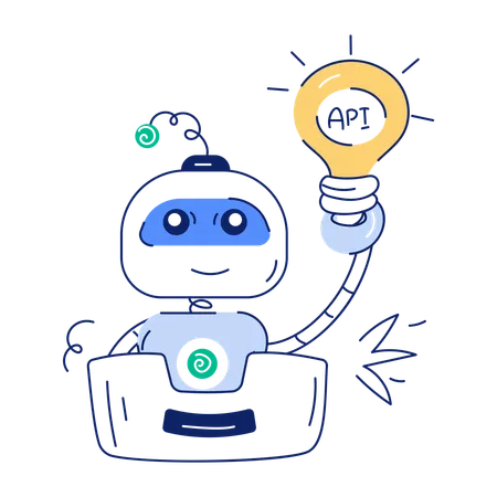 API Robot  Illustration