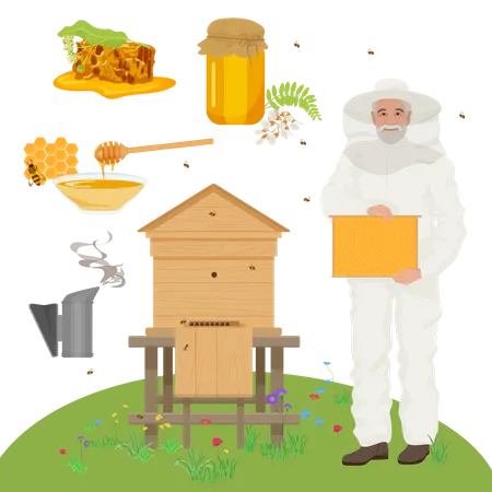 Apiculture  Illustration