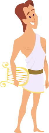 Apolo grego antigo  Ilustração