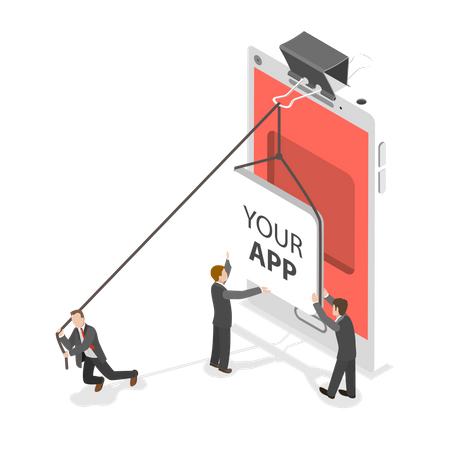 App Building  Illustration