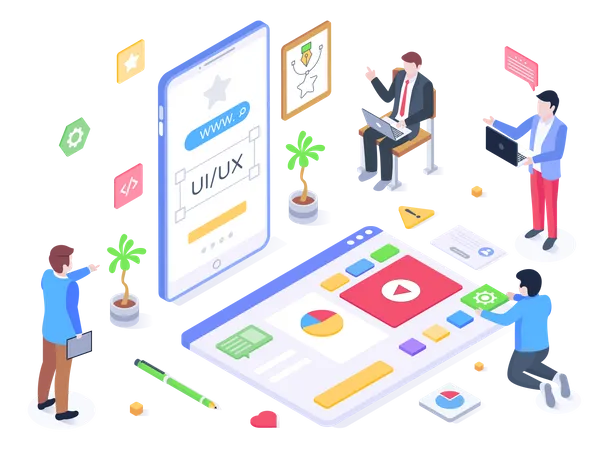 App Designing  Illustration