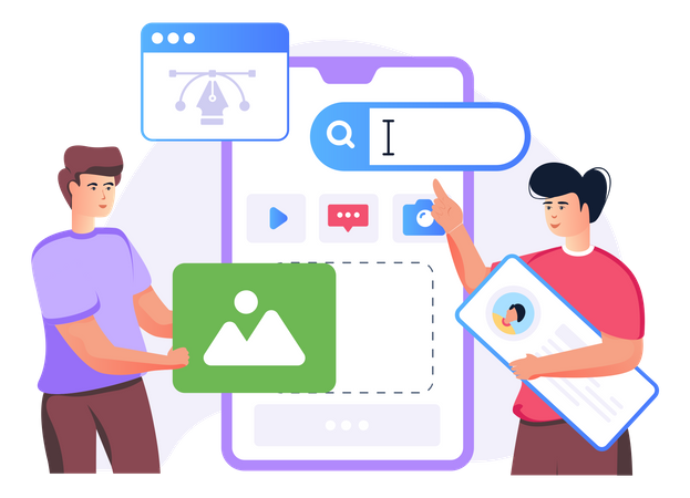 App Designing  イラスト