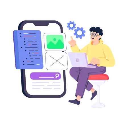 App Developer  Illustration