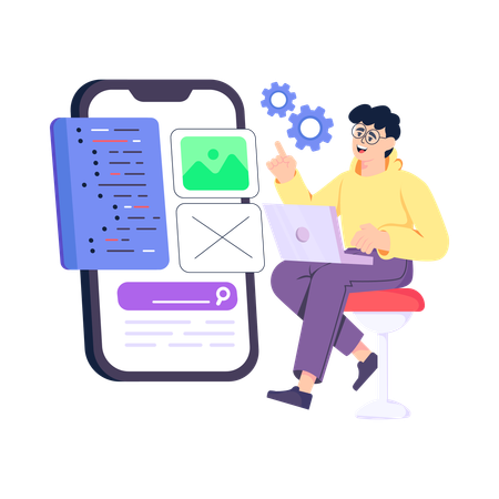 App Developer  Illustration