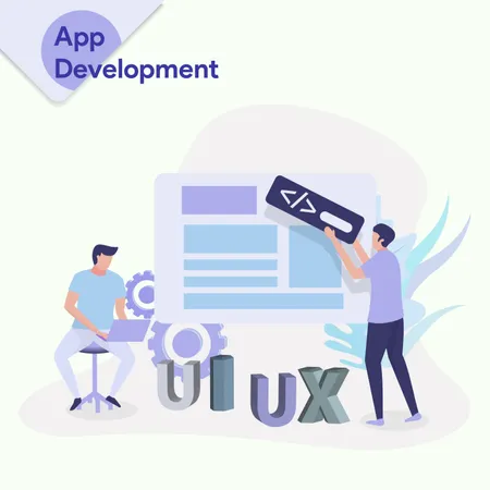 App Development Illustration
