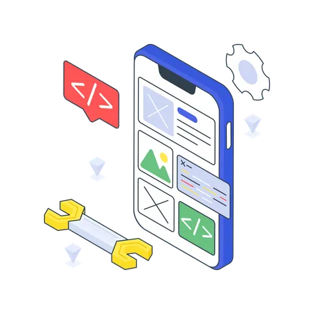 App Development  Illustration