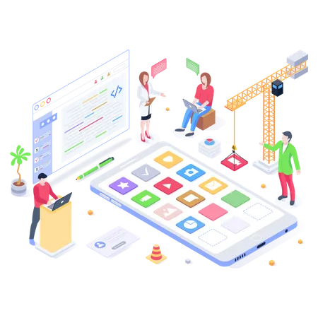 App Development  Illustration