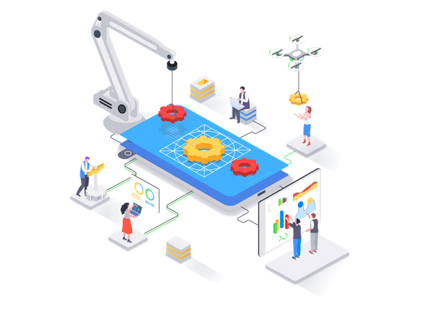 App development  Illustration