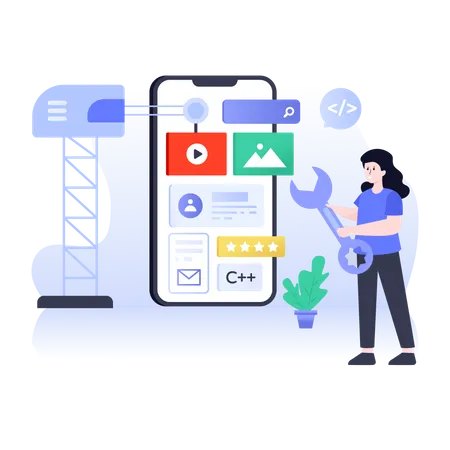 App Development  Illustration