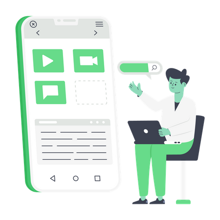 App Development  Illustration