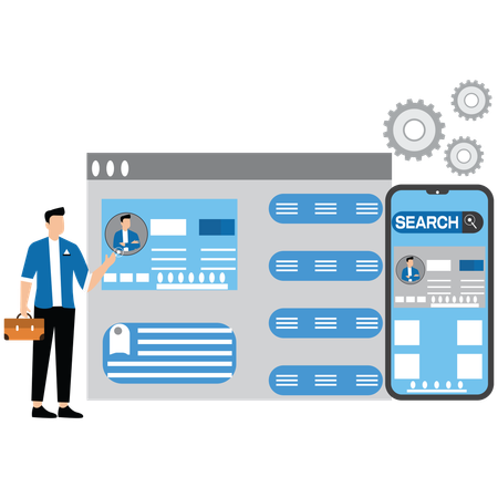 App Entwicklung  Illustration