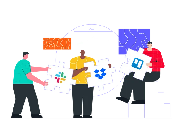 App Integrations  Illustration