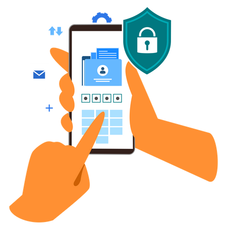 App Lock  일러스트레이션