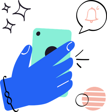 App Notification  Illustration