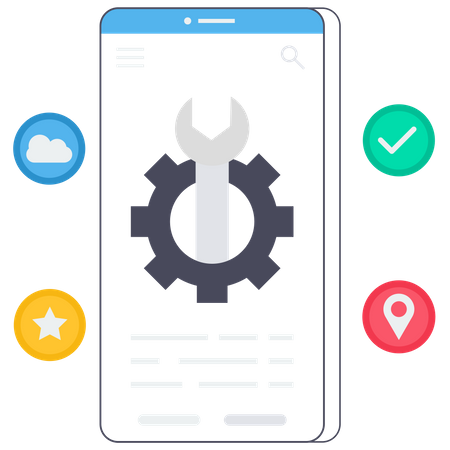 App setting  Illustration