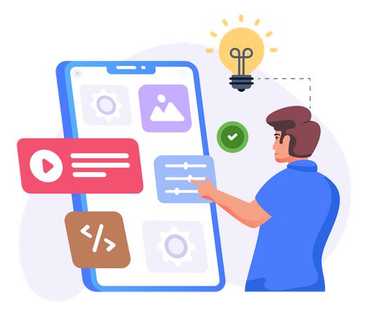 App Setting  イラスト