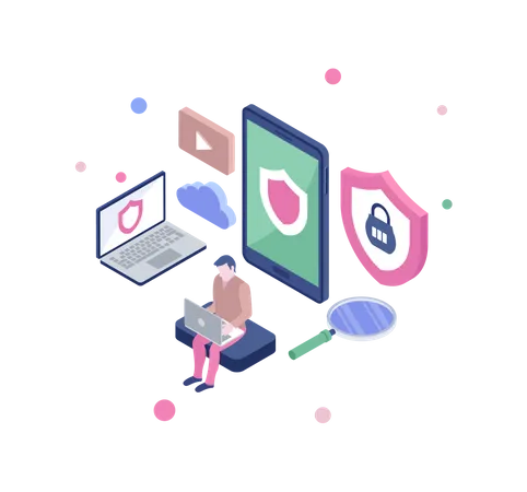 App-Sicherheit  Illustration