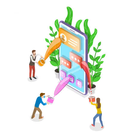 App UI  Illustration