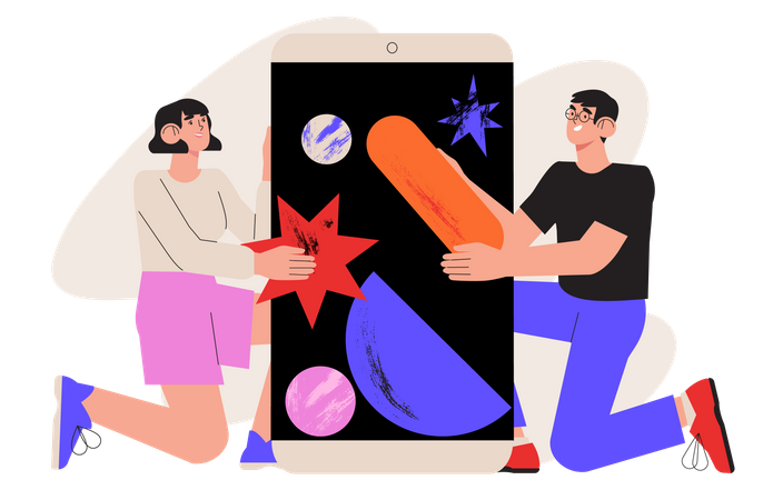 App UI UX Design  Illustration