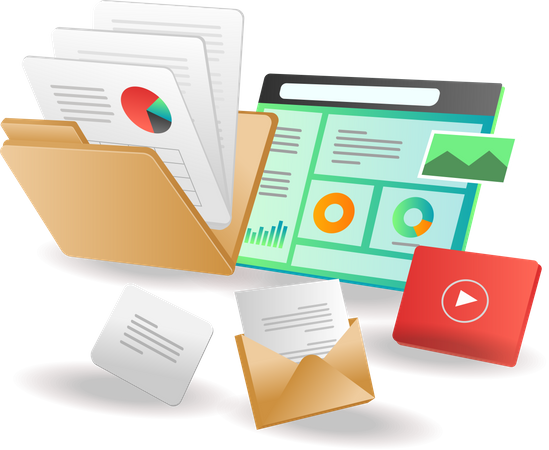 App web data folder  Illustration