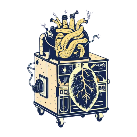 Dispositif cardio-pulmonaire  Illustration