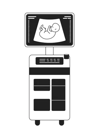 Appareil de diagnostic par ultrasons  Illustration